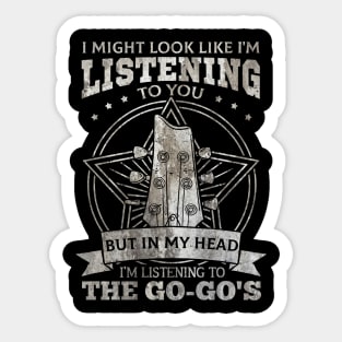 The Gogos Sticker